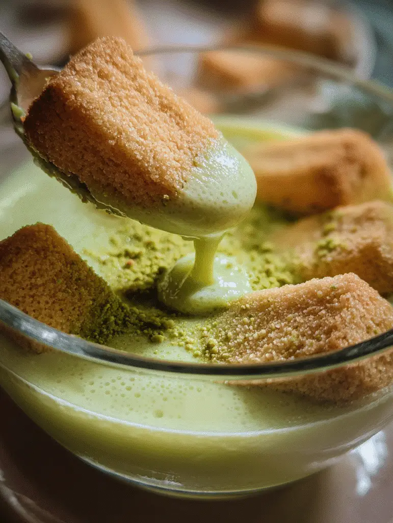 Easy Pistachio Tiramisu – A Creamy Twist on a Classic Dessert 8 Ladyfingers dipped in pistachio milk for Easy Pistachio Tiramisu