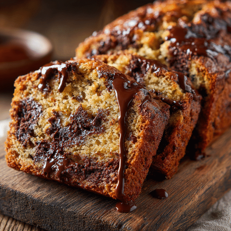 Chocolate Chip Banana Bread – A Joyful Twist on a Comforting Classic 7 Moist chocolate chip banana bread close-up slice