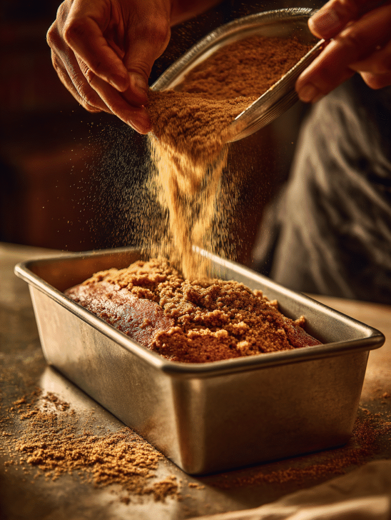 Banana Bread With Cinnamon Crunch: A Cozy Bake with a Flavorful Twist 7 Topping banana bread batter with cinnamon crunch