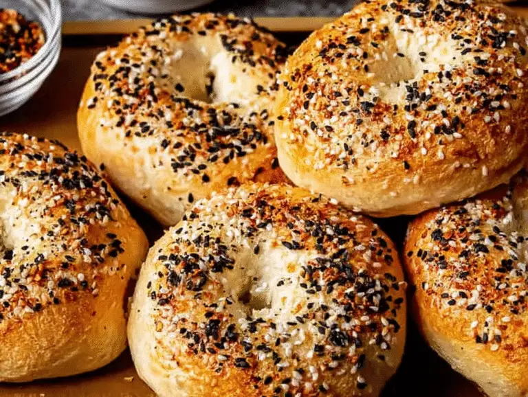 Cottage Cheese Bagels: A High-Protein Twist for Guilt-Free Snacking 6 Cottage cheese bagels fresh from oven