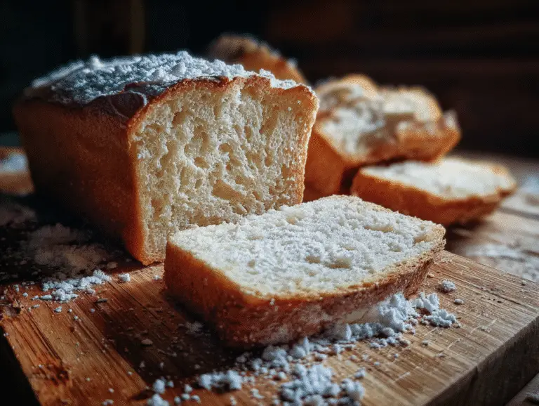 Gluten Free Bread – The Best Guide to Baking, Buying & Enjoying Guilt-Free 3 Freshly sliced gluten free bread on wooden board