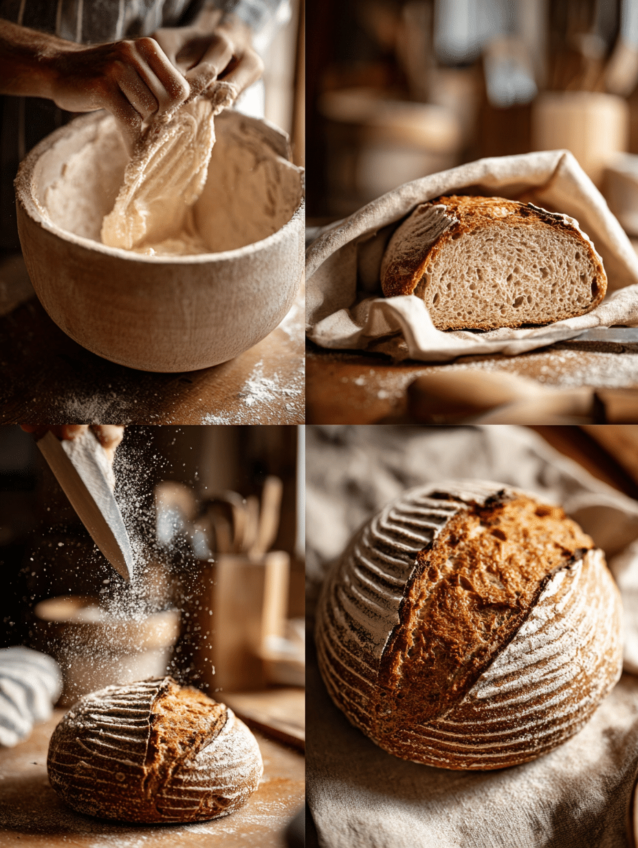 gluten-free-sourdough-bread-recipe-steps.jpg making gluten free sourdough bread step-by-step