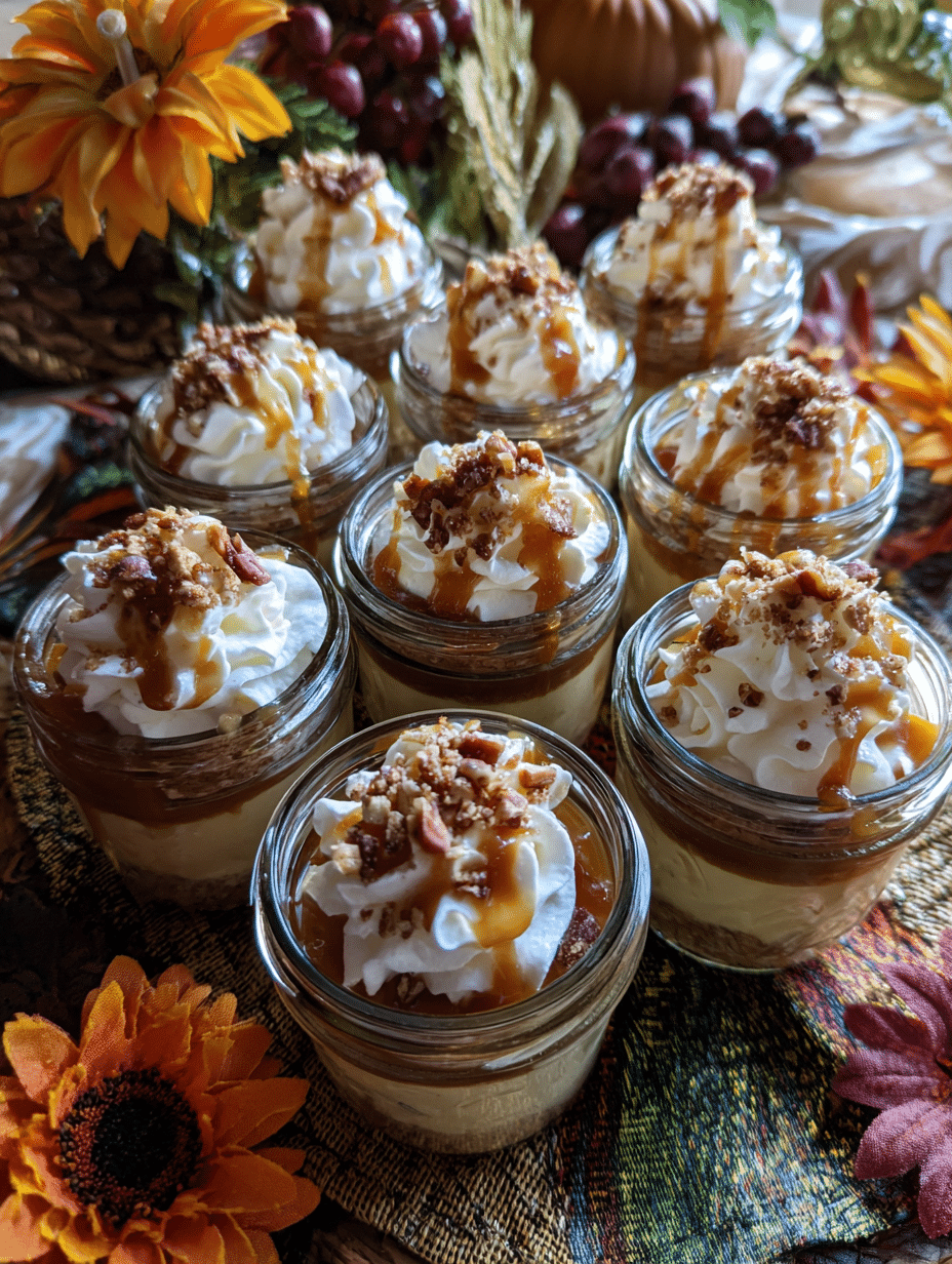 mini-no-bake-pumpkin-cheesecakes.jpg Mini no bake pumpkin cheesecakes in jars with caramel and nuts