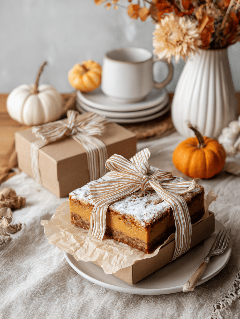 pumpkin-pie-bars-cream-cheese.jpg Pumpkin pie bars with cream cheese swirl and pecans