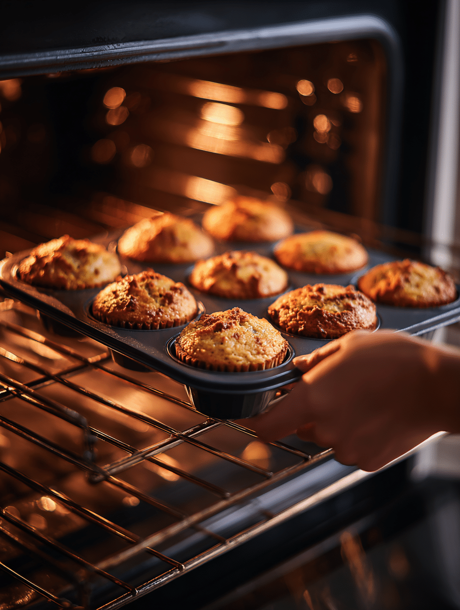 banana-nut-muffins-batter-in-tray.jpg Gluten free banana nut bread muffin batter in tray